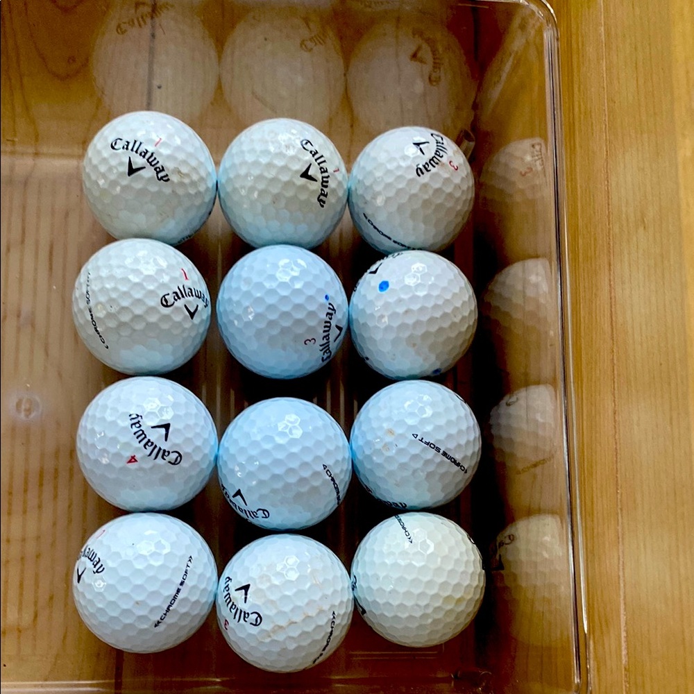 Callaway Chromesoft White Golf Balls